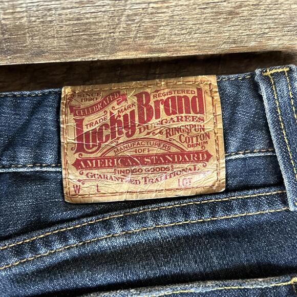 women s lucky brand dungarees Jeans-Lody Straight Reg Length-size 6/28 - Picture 8 of 11